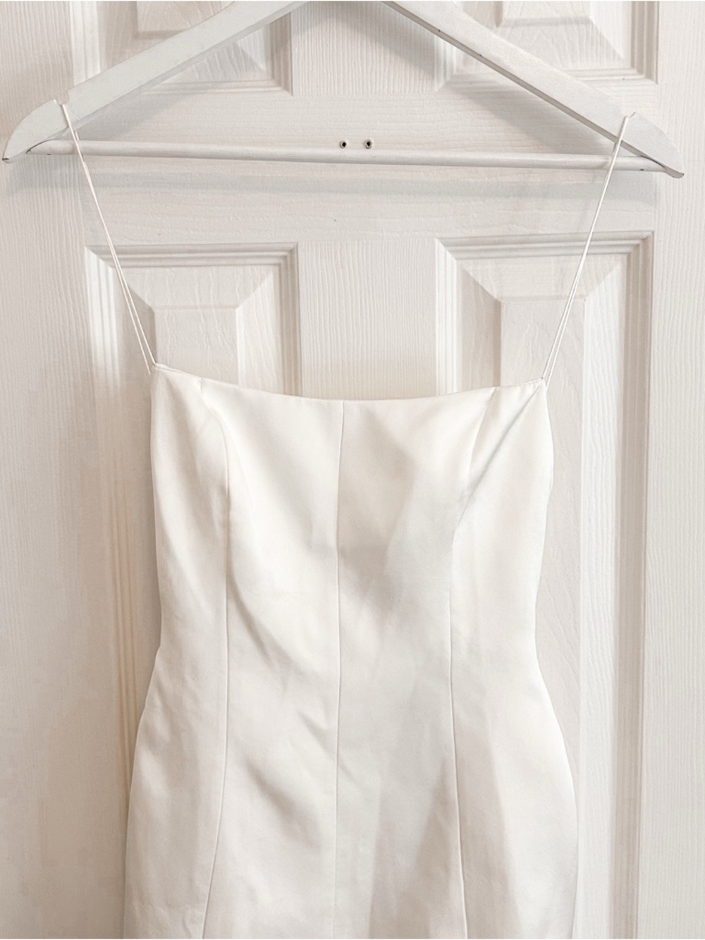 NWT Zara Bow Back White Dress - Picture 5 of 16
